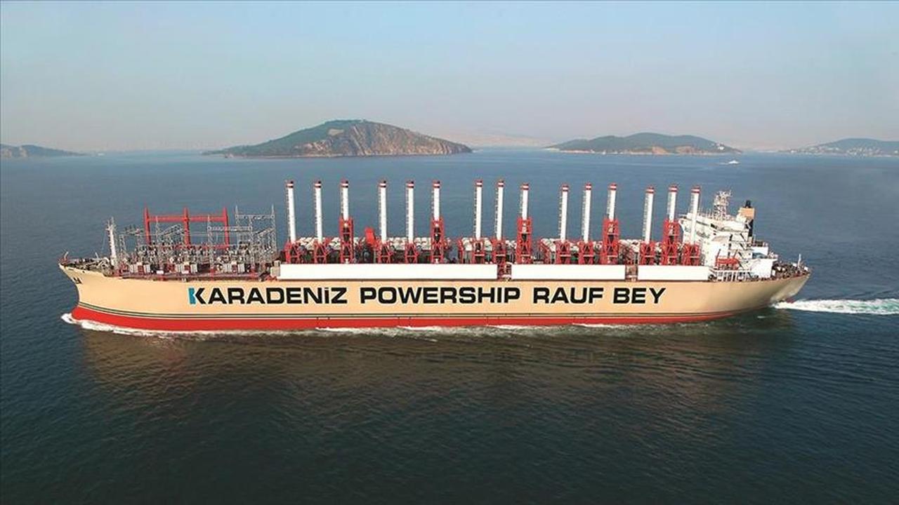 Karadeniz Powership Rauf Bey sails off the coast of Türkiye, accessed on June 30, 2025. (AA Photo)