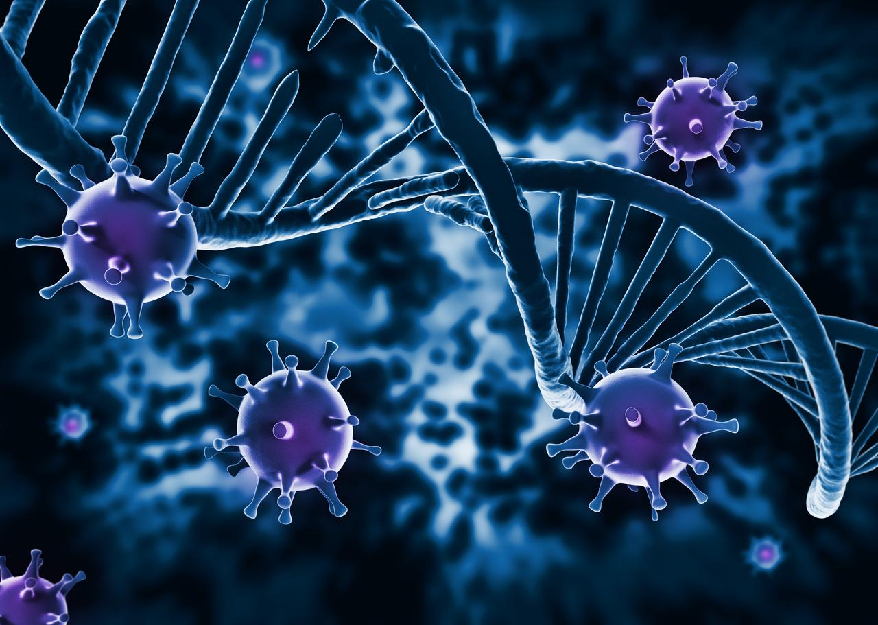 Illustration of cancer cells interacting with the body. (Adobe Stock Photo)