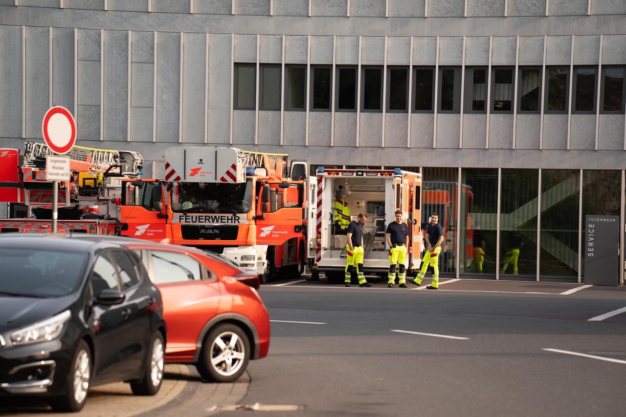 A glimpse of the German city of Cologne as it gears up for its biggest evacuation on June 4, 2025. (AA Photo)