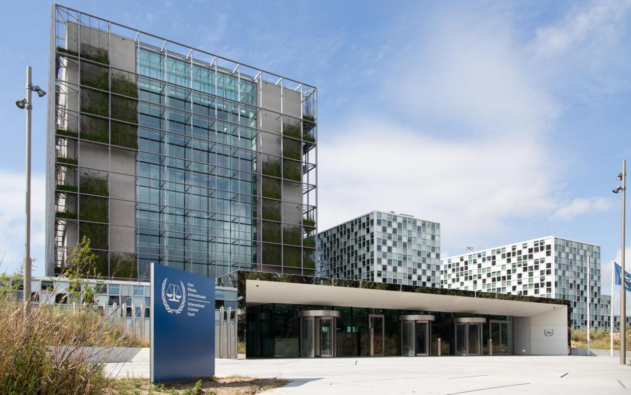 Main entrance of the International Criminal Court headquarters in The Hague, Netherlands, accessed on June 5, 2025. (Photo via icc-cpi.int)
