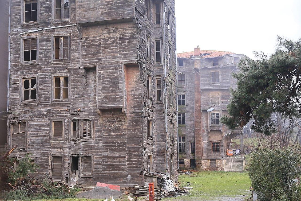 Old Greek Orphanage in Buyukada, Istanbul, Türkiye.