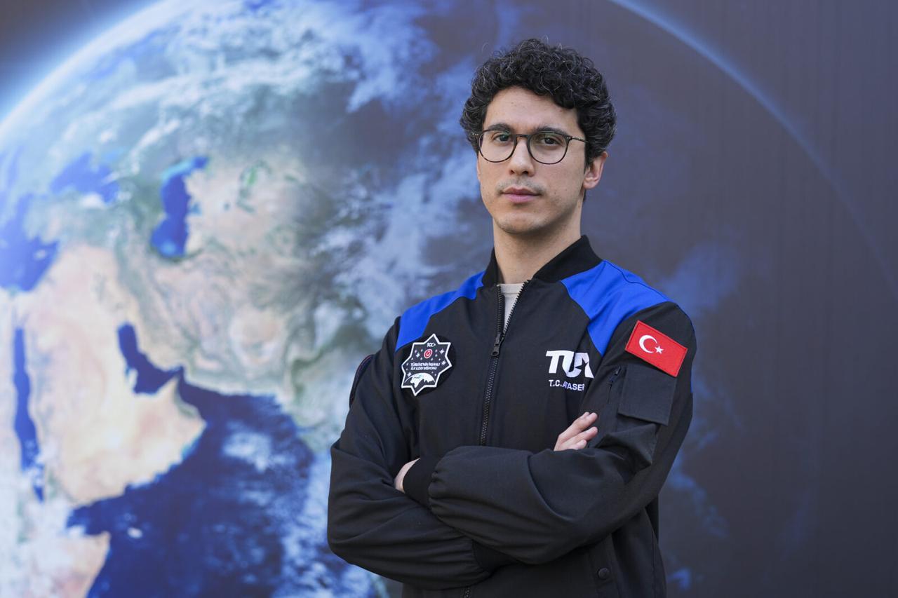 Türkiye’s second space traveler, Tuva Cihangir Atasever poses for a photo during an exclusive interview in Ankara, Türkiye on June 05, 2024. (AA Photo)