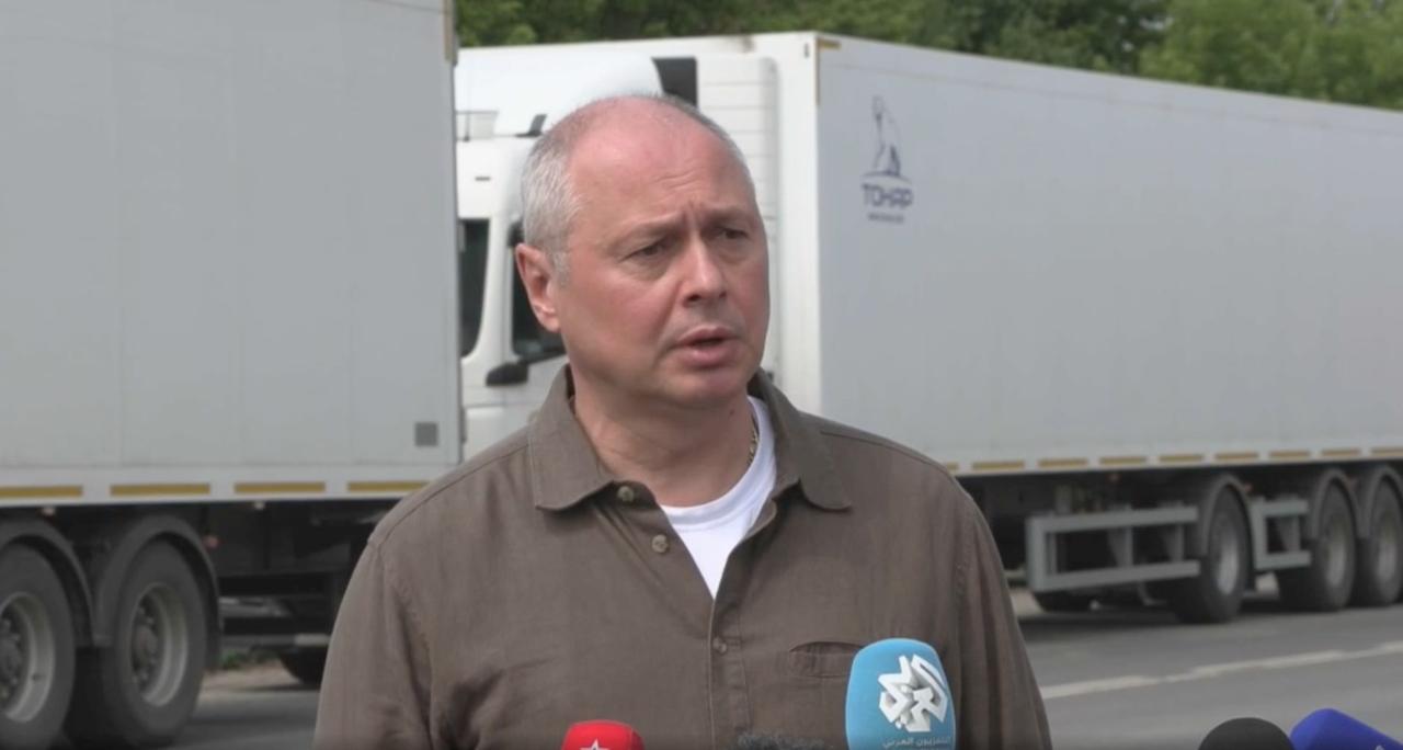 A screen grab capture from a video shows the Ukrainian side failing to arrive for an agreed-upon prisoner exchange and repatriation of soldiers bodies, which was unexpectedly postponed indefinitely, in Bryansk, Russia, on June 08, 2025. (Russian Ministry of Defense - Anadolu Agency)