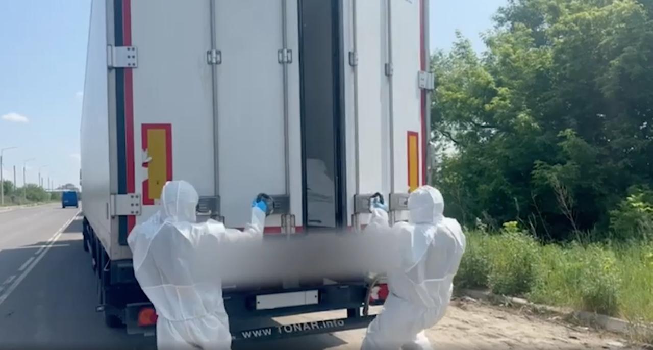 A screen grab capture from a video shows the Ukrainian side failing to arrive for an agreed-upon prisoner exchange and repatriation of soldiers bodies, which was unexpectedly postponed indefinitely, in Bryansk, Russia, on June 08, 2025. (Russian Ministry of Defense - Anadolu Agency)