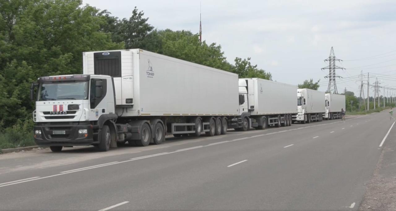 A screen grab capture from a video shows the Ukrainian side failing to arrive for an agreed-upon prisoner exchange and repatriation of soldiers bodies, which was unexpectedly postponed indefinitely, in Bryansk, Russia, on June 08, 2025. (Russian Ministry of Defense - Anadolu Agency)
