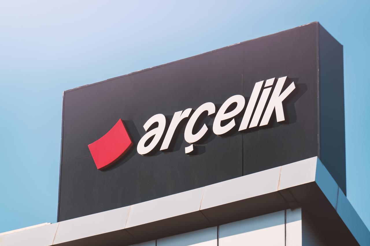 A logo of Arcelik, the Turkish multinational household appliances manufacturer, is seen on a store sign in Antalya, Türkiye, on February 2, 2024. (Adobe Stock Photo)