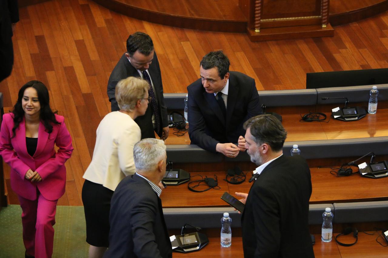 Despite four months passing since Kosovo's February 9 election, a new government cannot be formed as the parliament still hasn't elected a speaker. (AA Photo)