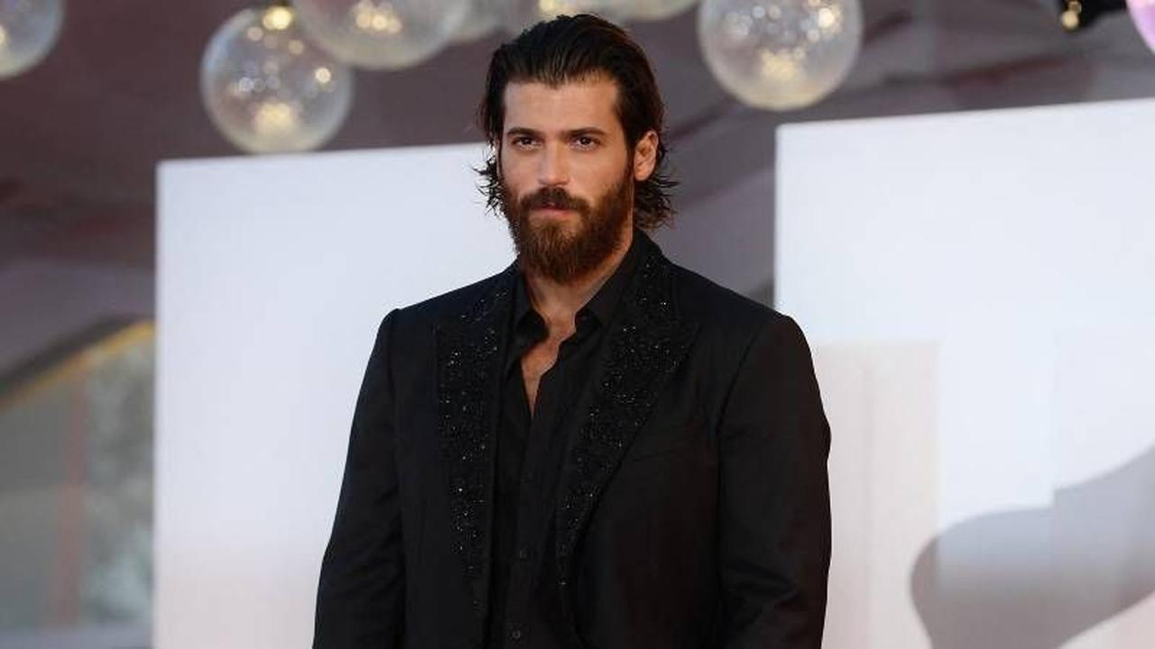 Can Yaman at the 79th Venice Film Festival, Italy, 2022. (AFP Photo)