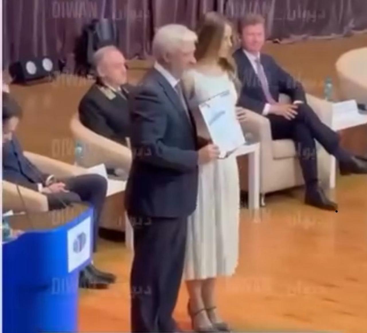 This screenshot reportedly shows deposed President Bashar al-Assads daughter at her graduation ceremony in Moscow on June 30, 2025. (Photo via x/@SyriaalAssad313).