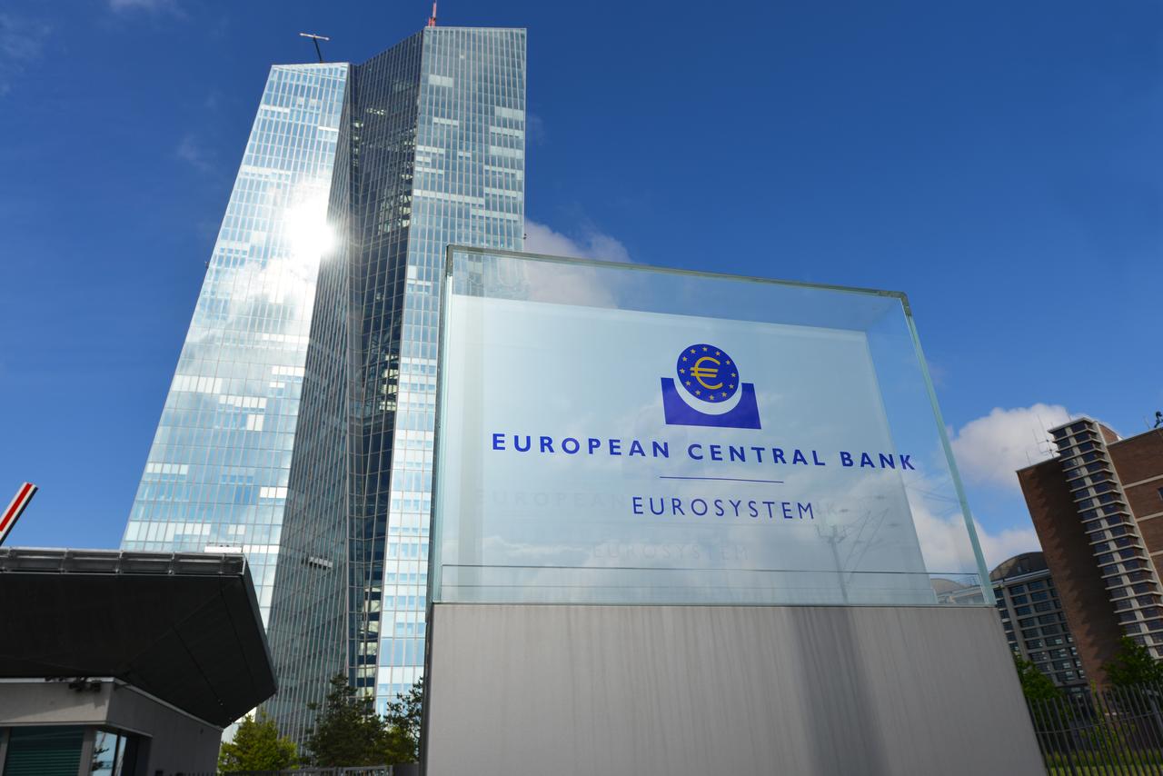 The headquarters of the European Central Bank (ECB) in Frankfurt, Germany, on May 16, 2018. (Adobe Stock Photo)