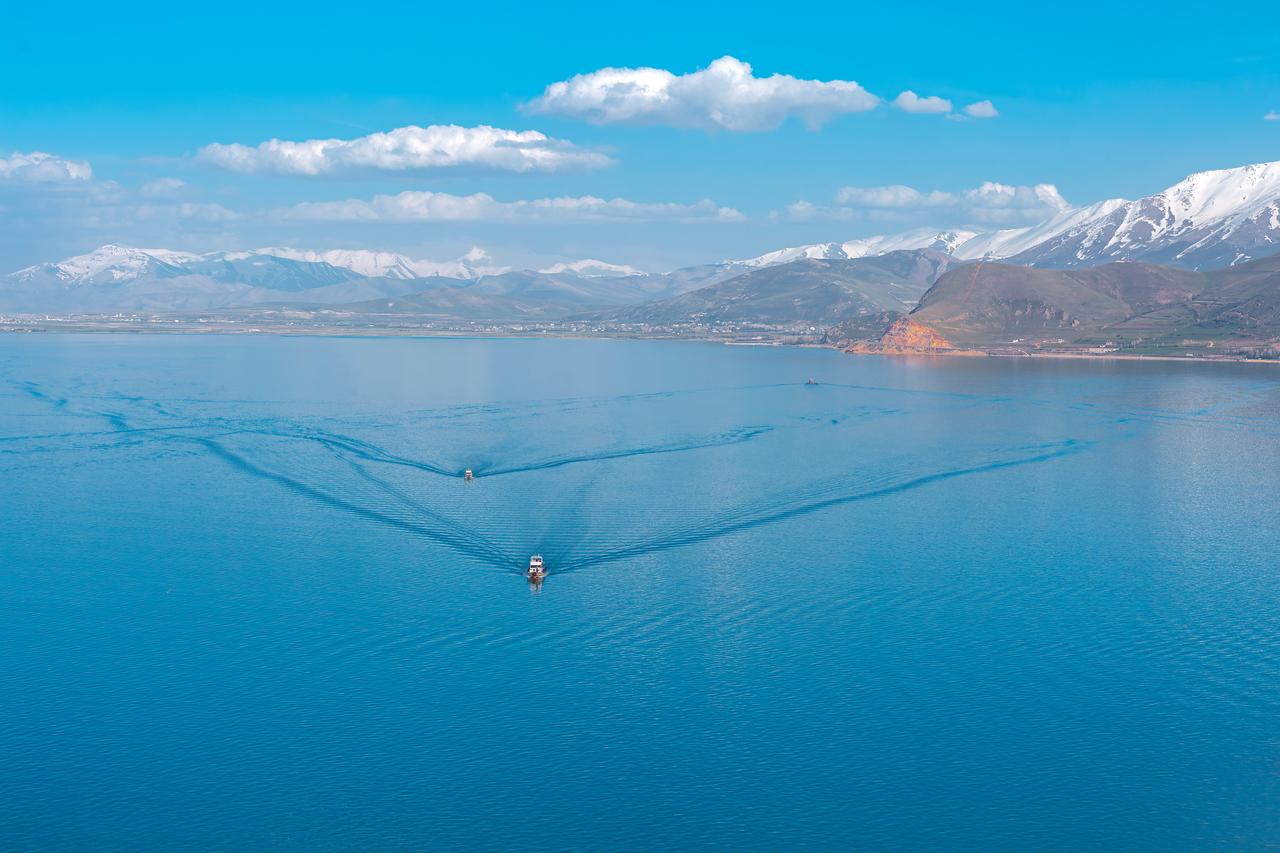 Lake Van, Türkiye’s largest lake, stretches across Eastern Anatolia with volcanic origins and high salinity, seen here near Gevas, accessed Jul. 1, 2025. (Adobe Stock Photo)