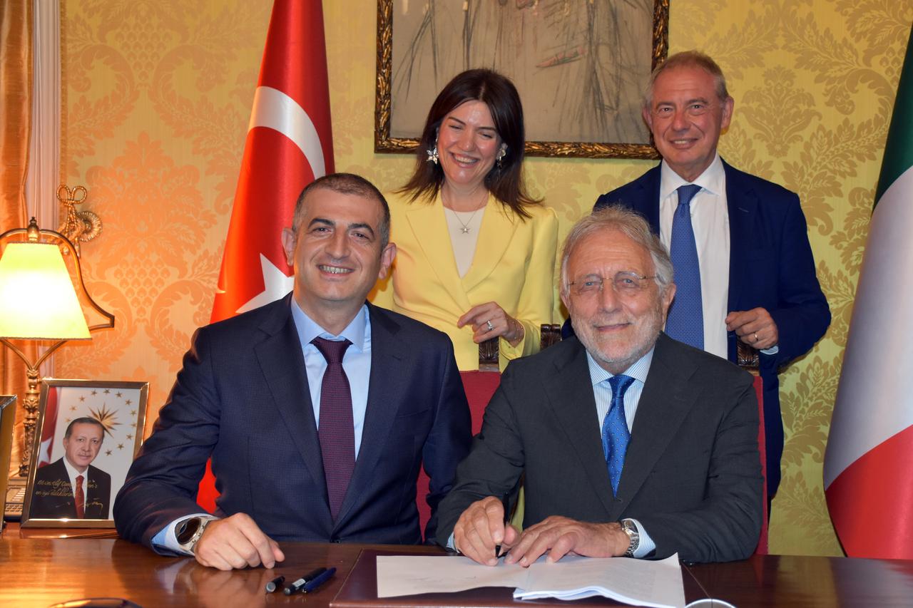 Turkish defense giant Baykar finalizes acquisition of Italy’s Piaggio Aerospace, accessed on June 30, 2025.  (Baykar Handout / AA Photo)