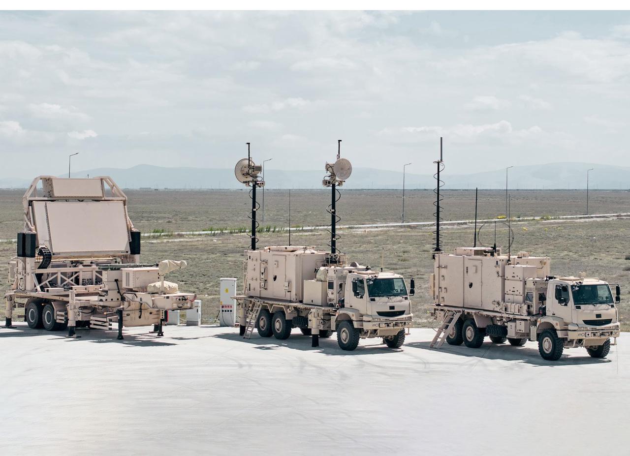 Türkiye's SIPER long range air and missile defense system at an undated time and location. (Photo via Aselsan)