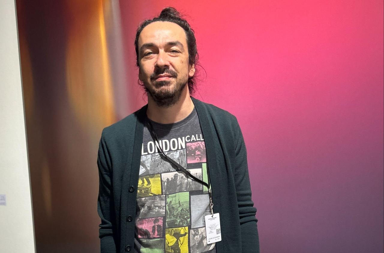 Alkan Avcioglu, director of Post Truth, the first feature-length documentary film entirely generated by artificial intelligence, July 9, 2025. (Photo via Türkiye daily)