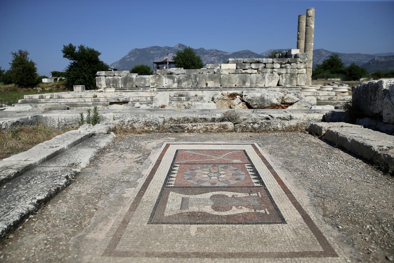 A view of the Letoon Sanctuary, a UNESCO World Heritage site located in Seydikemer, Mugla, Türkiye, July 8, 2025. (AA Photo)