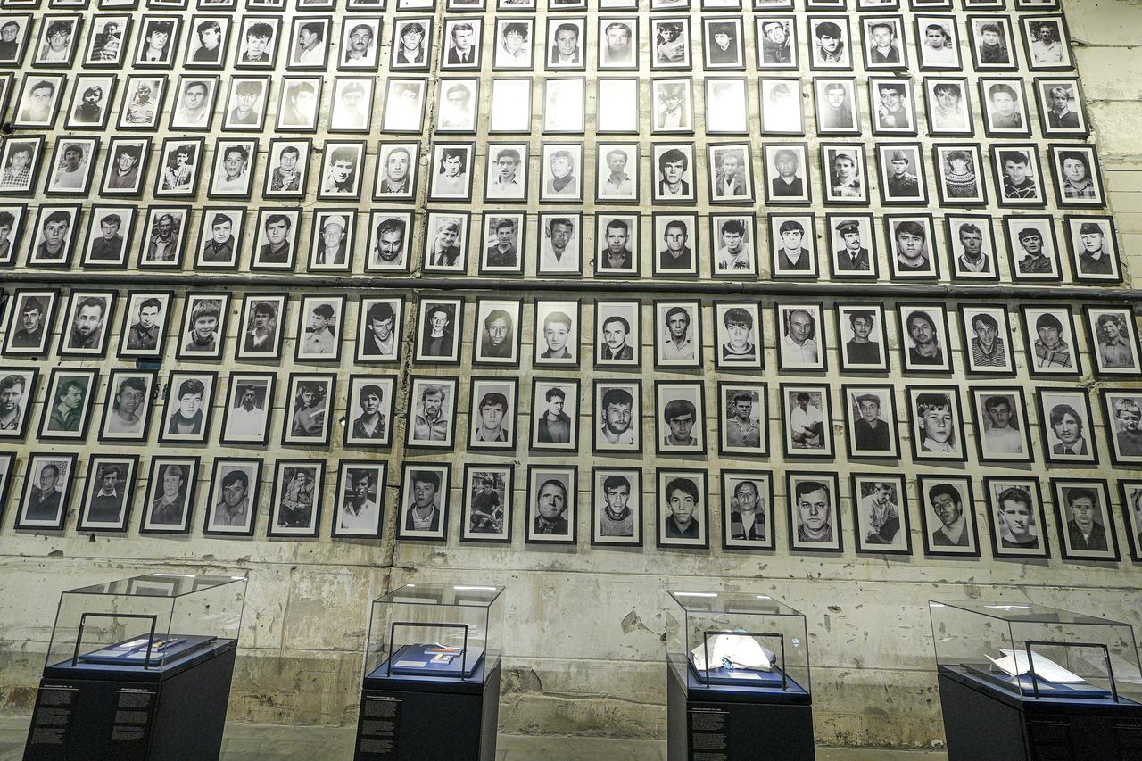 A view from the former accumulator factory has been transformed into a museum with support from Türkiye to ensure the Srebrenica genocide is never forgotten, in Srebrenica, Bosnia and Herzegovina on July 10, 2025. (AA Photo)