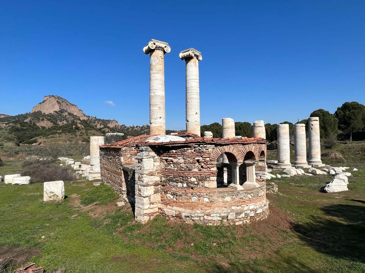 Photo shows Sardes Ancient City located in Manisa, Türkiye, accessed on July 12, 2025. (AA Photo)