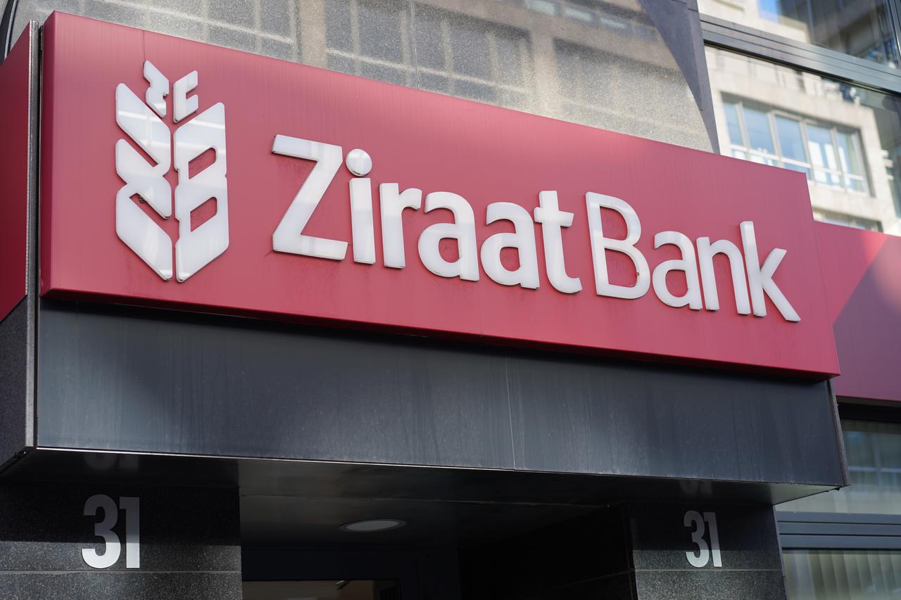 Exterior view of Ziraat Bank branch in Berlin, Germany, October 24, 2021. (Adobe Stock Photo)