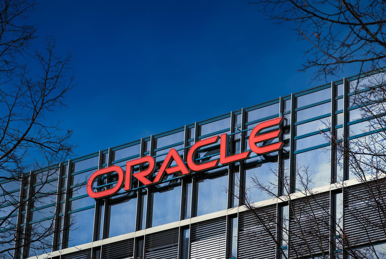Exterior view of Oracle's headquarters in Munich, Germany, November 8, 2020. (Adobe Stock Photo)