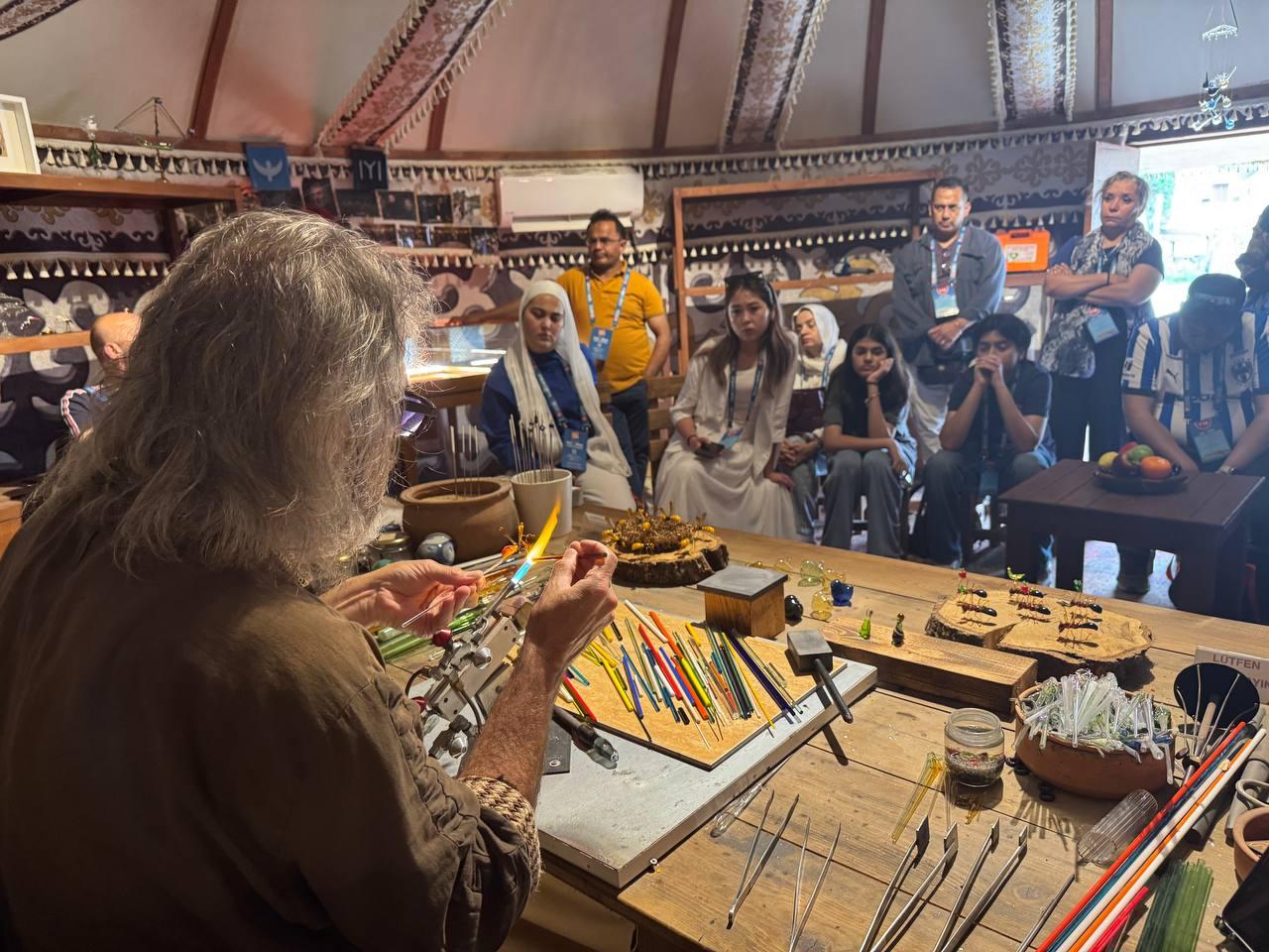 Turkish Airlines (THY) offers free tours to the sets where historical series are filmed for its passengers who are fans of Turkish TV series, İstanbul, July 3, 2025. (Photo via AA)