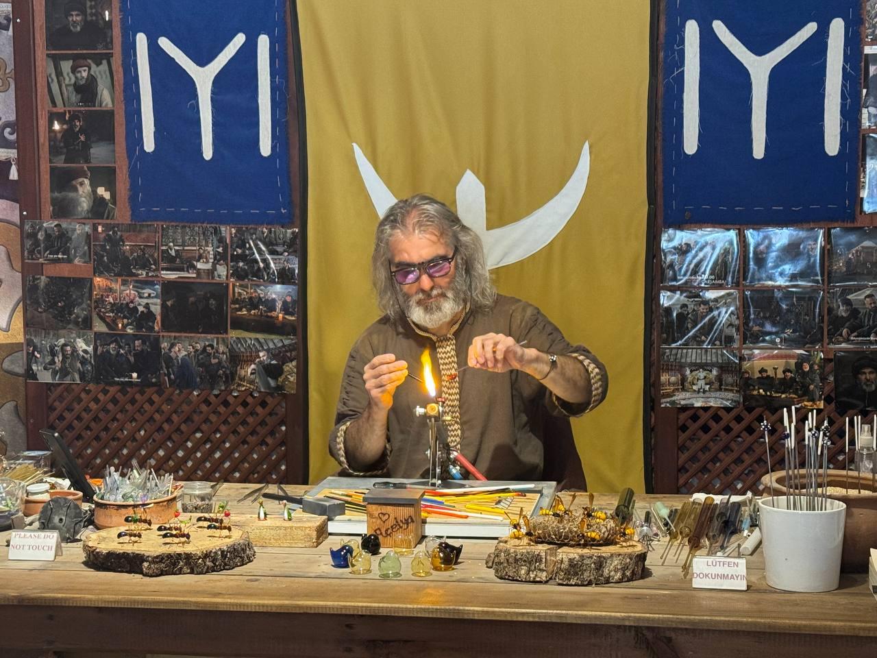 Turkish Airlines (THY) offers free tours to the sets where historical series are filmed for its passengers who are fans of Turkish TV series, İstanbul, July 3, 2025. (Photo via AA)