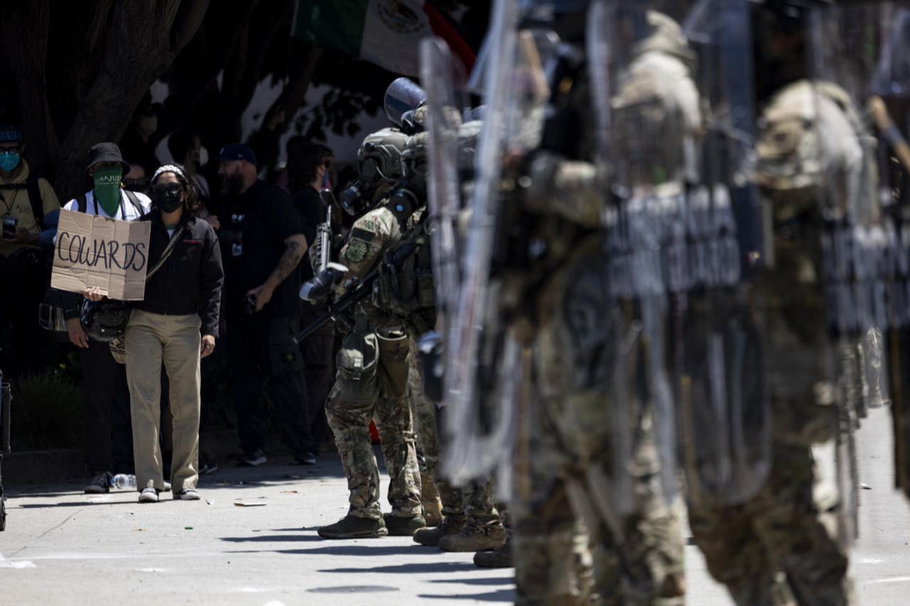 Half of federalized California Guard troops to demobilize from Los Angeles deployment Image