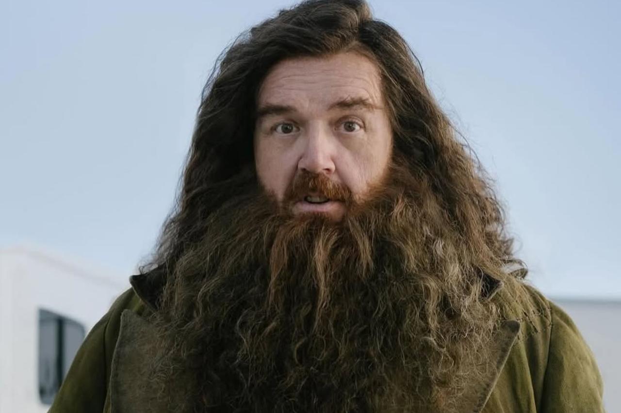 First look at Nick Frost as Hagrid in the HBO original Harry Potter series, Watford, England, June 15, 2025. (Photo via Instagram / @harryserieshbo)