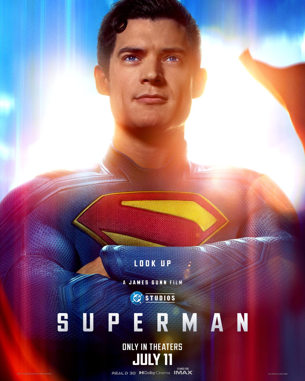 Official poster of Superman mive , directed by James Gunn  ,released date June 3 , 2025. Photo by Warner Bros
