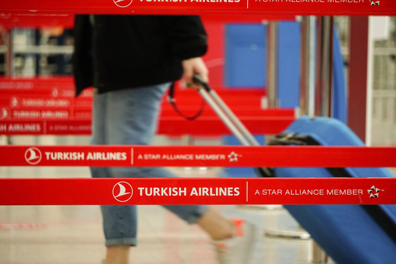 Turkish Airlines check in lines in Esenboga Airport in Ankara, Türkiye on 7 May 2022. (Adobe Stock Photo)