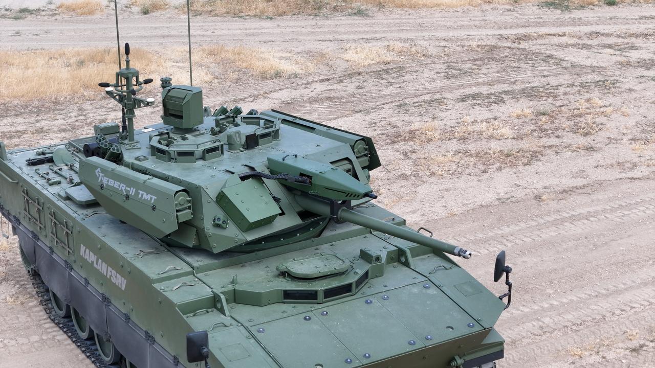 FNSS KAPLAN Fire Support Vehicle (FSV) in Türkiye on 19 July, 2025. (AA Photo)