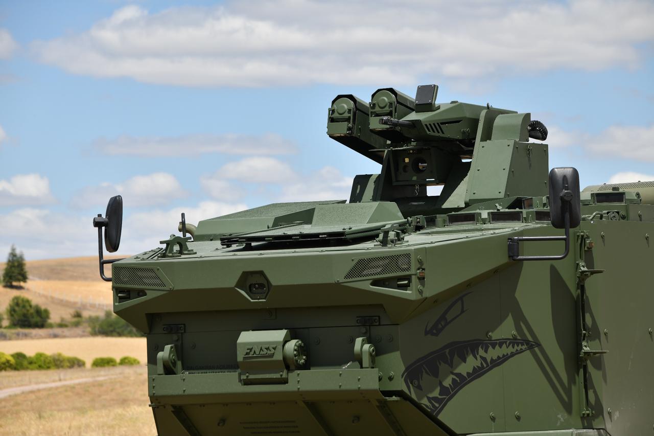 FNSS Zaha Marine Assault Vehicle with its CAKA Remote Controlled Weapon Station (RCWS) System in Türkiye, on 18 July, 2025. (Photo via FNSS)