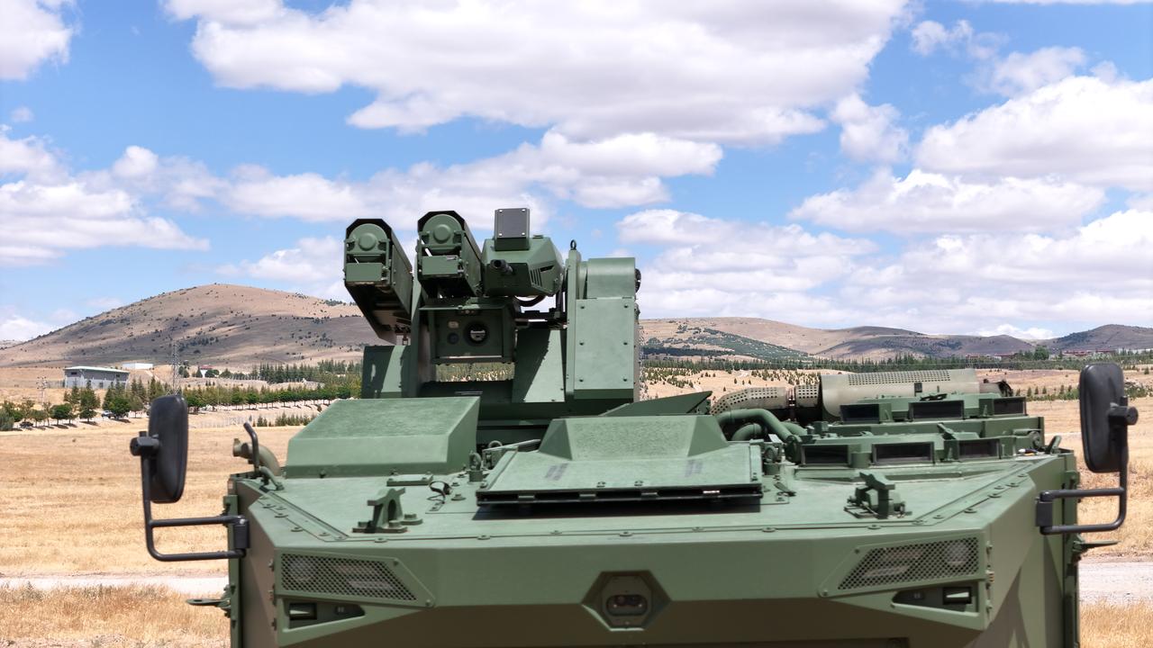FNSS' Zaha Marine Assault Vehicle with its CAKA Remote Controlled Weapon Station (RCWS) System in Türkiye, on 18 July, 2025. (Photo via FNSS)
