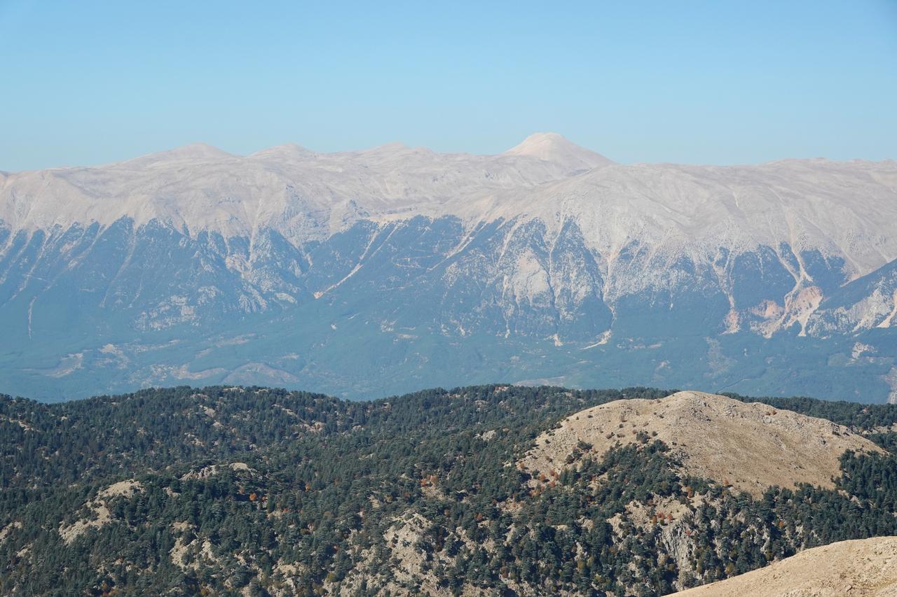 Panoramic view from Olympos (Tahtali) Mountain in Antalya Province, Türkiye. (Adobe Stock Photo)