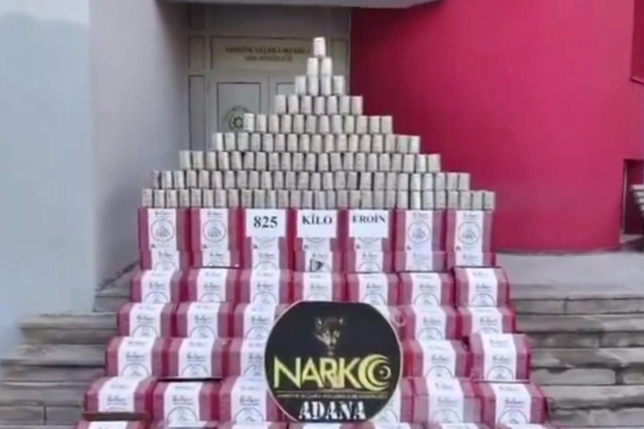 Turkish police seize 825 kg heroin in multi-province drug operation