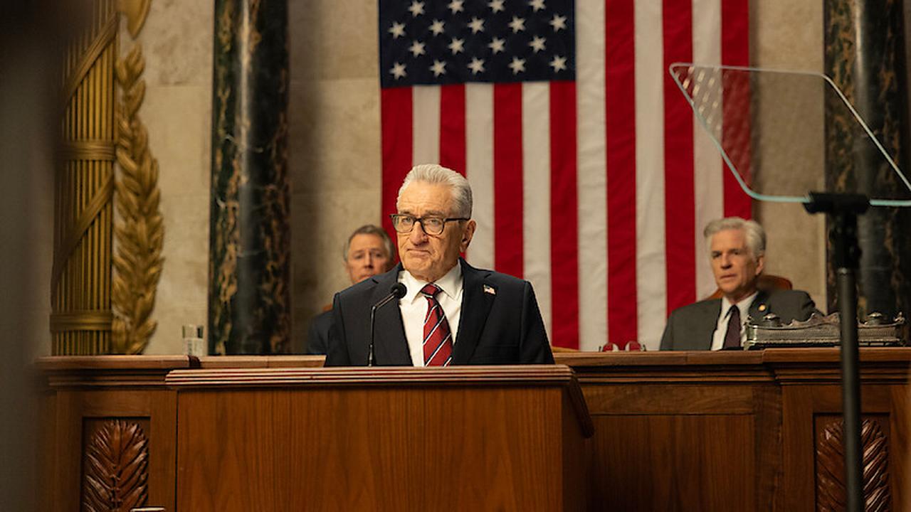 A scene from an episode of the Netflix series “Zero Day.” (Photo via Netflix)