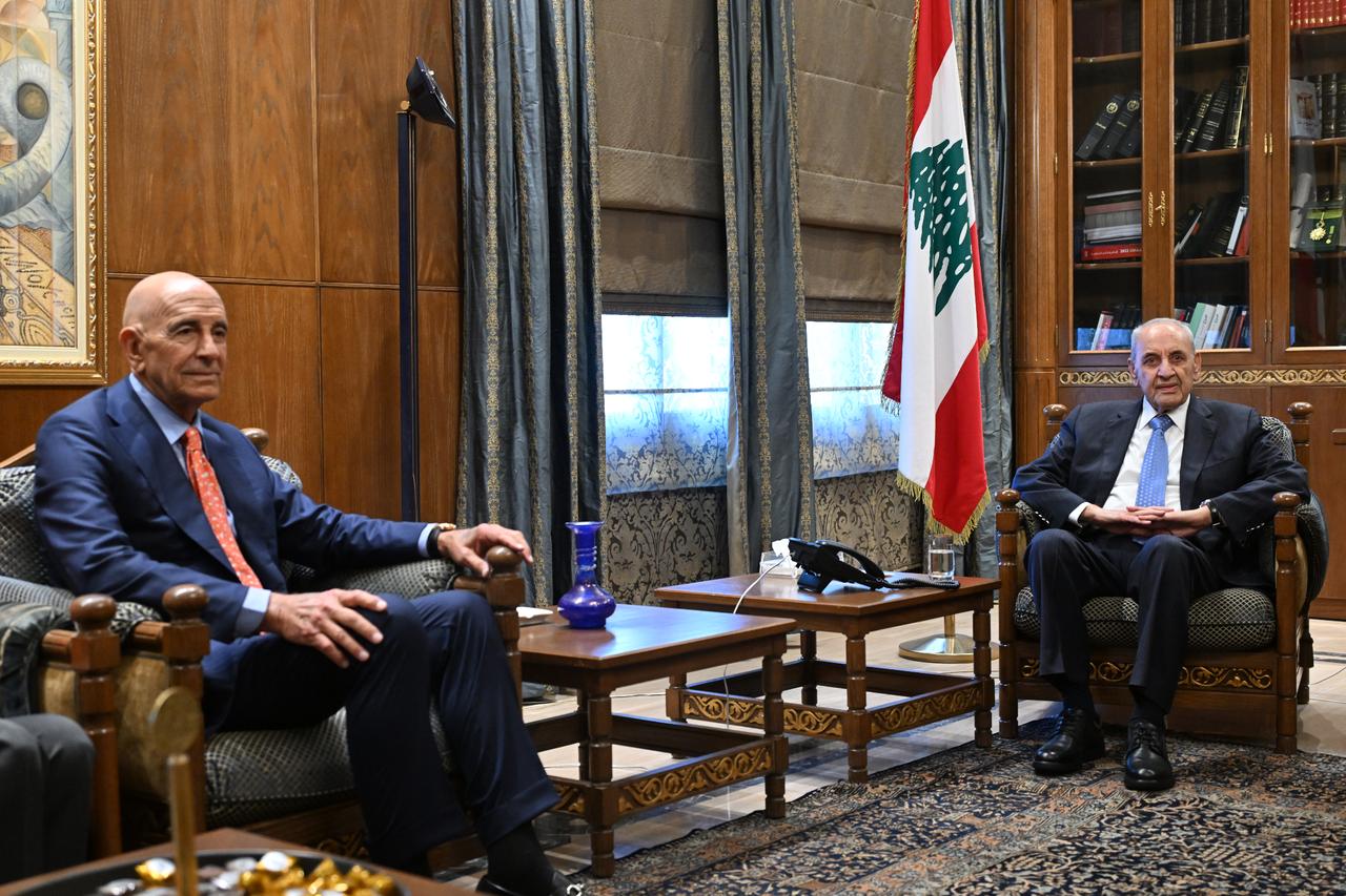 US envoy discusses Lebanese disarmament proposal with parliamentary speaker Image