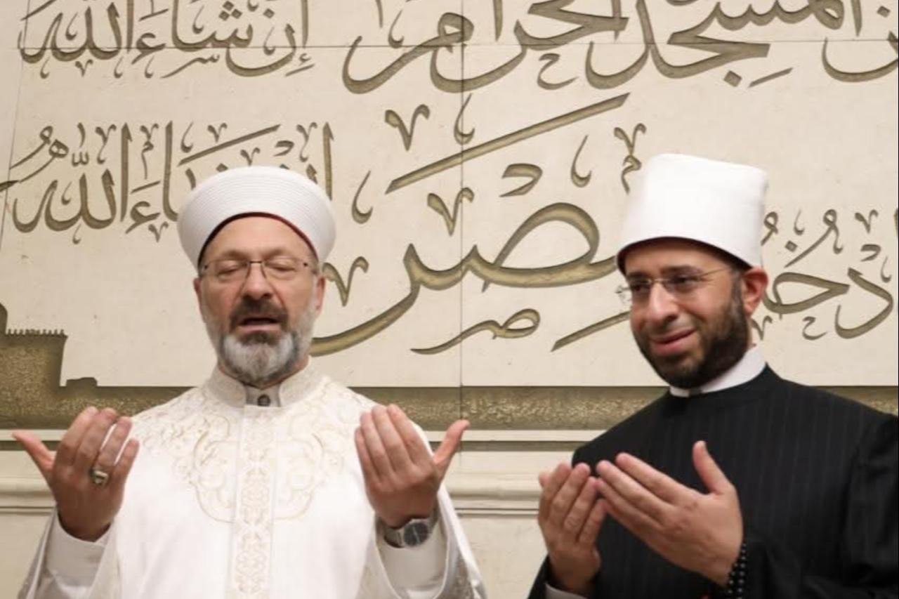 Ankara, Cairo can help ease suffering of Palestinians: Turkish President of Religious Affairs  Image