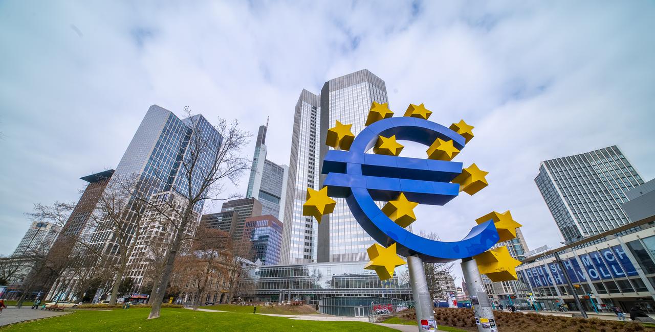 Willy Brandt Square with the European Central Bank headquarters in the financial district of Frankfurt, Germany, March 11, 2021. (Adobe Stock Photo)