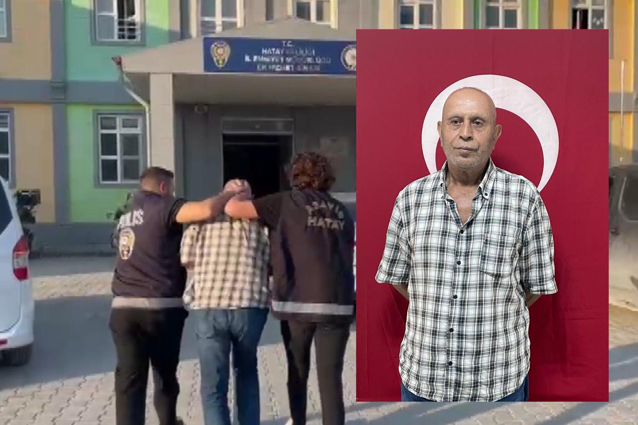 The man who murdered his 19-year-old girlfriend in Germany 41 years ago was captured in Türkiye at the age of 66, living under a false identity, identified by a scar under his right eye, July 24, 2025. (IHA Photo)