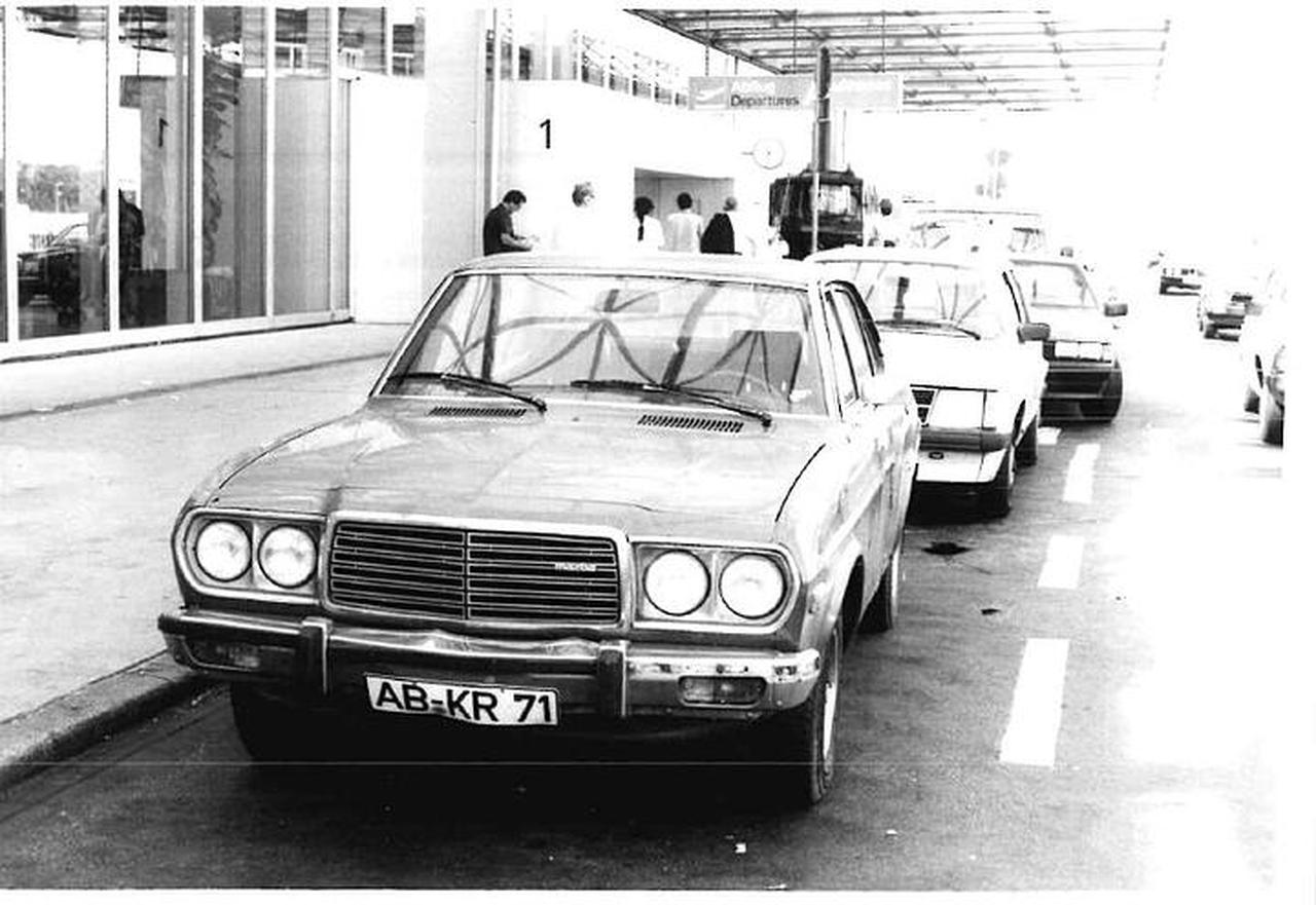 Picture from the police file shows Nazmi Gezginci's red Mazda was parked at Frankfurt Airport. He had flown to Istanbul on a scheduled flight the day after the crime, accessed on April 8, 2025. (Photo via Police File)