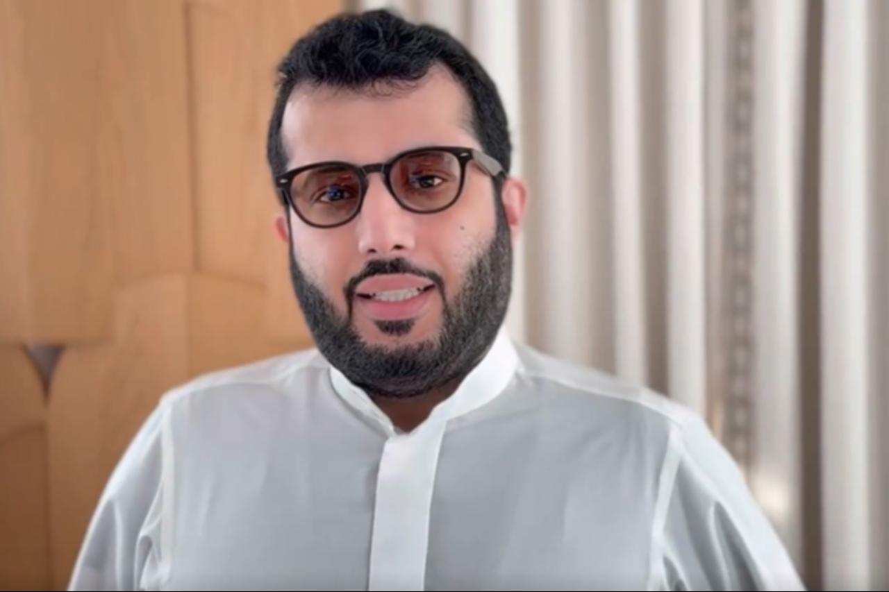 Screenshot from the video posted by Turki Al-Sheikh on his X account, announcing the launch of the Comedy Festival as part of Riyadh Season, July 23, 2025. (Photo by @Turki_alalshikh)