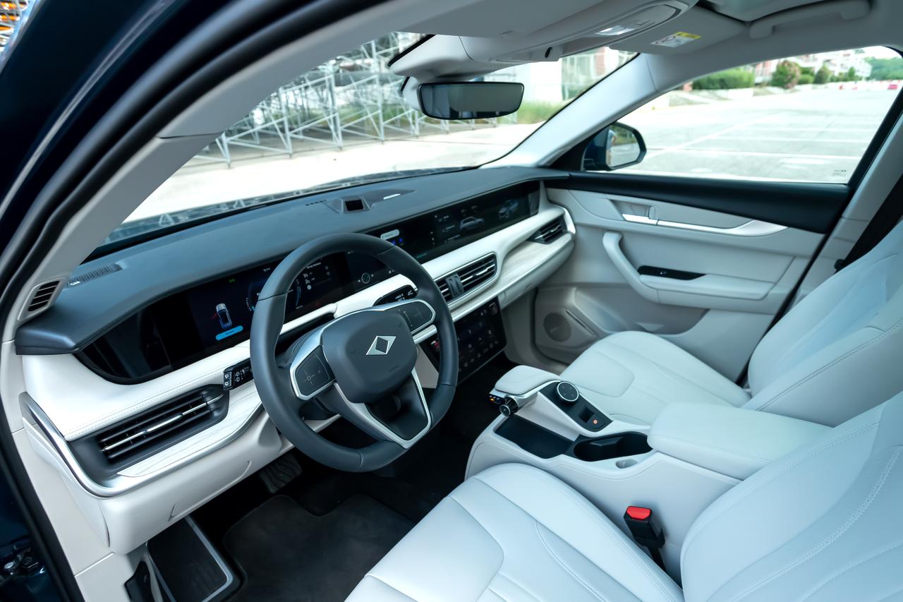 Interior view of a TOGG T10X electric SUV. (Adobe Stock Photo)
