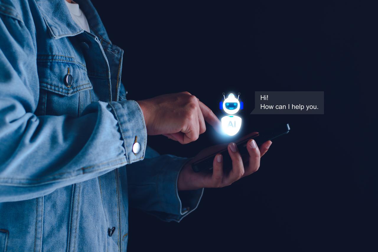 Virtual assistant powered by AI technology, enabling intelligent chatbot conversations. (Adobe Stock Photo)
