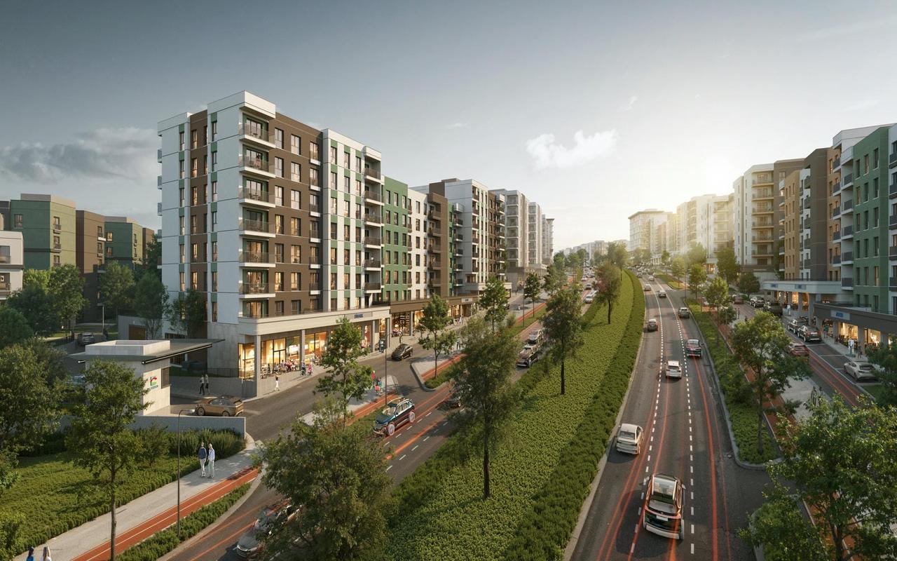 Promotional image shows the Damla Kent residential project in Basaksehir district of Istanbul, Türkiye. (Photo via emlakkonut.com.tr)