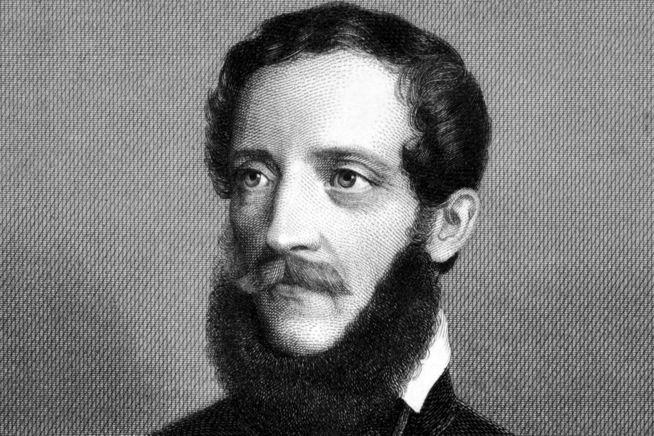 Lajos Kossuth (1802–1894) – A Hungarian lawyer, journalist and political leader who served as Regent-President of Hungary during the revolution of 1849. Published in Meyers Konversations-Lexikon, Germany, 1859. (Adobe Stock Photo)