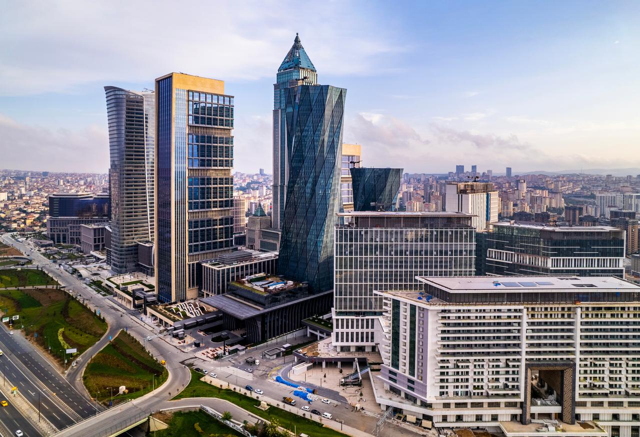 Aerial view of Istanbul Finance Center in Istanbul, Türkiye. (Adobe Stock Photo)