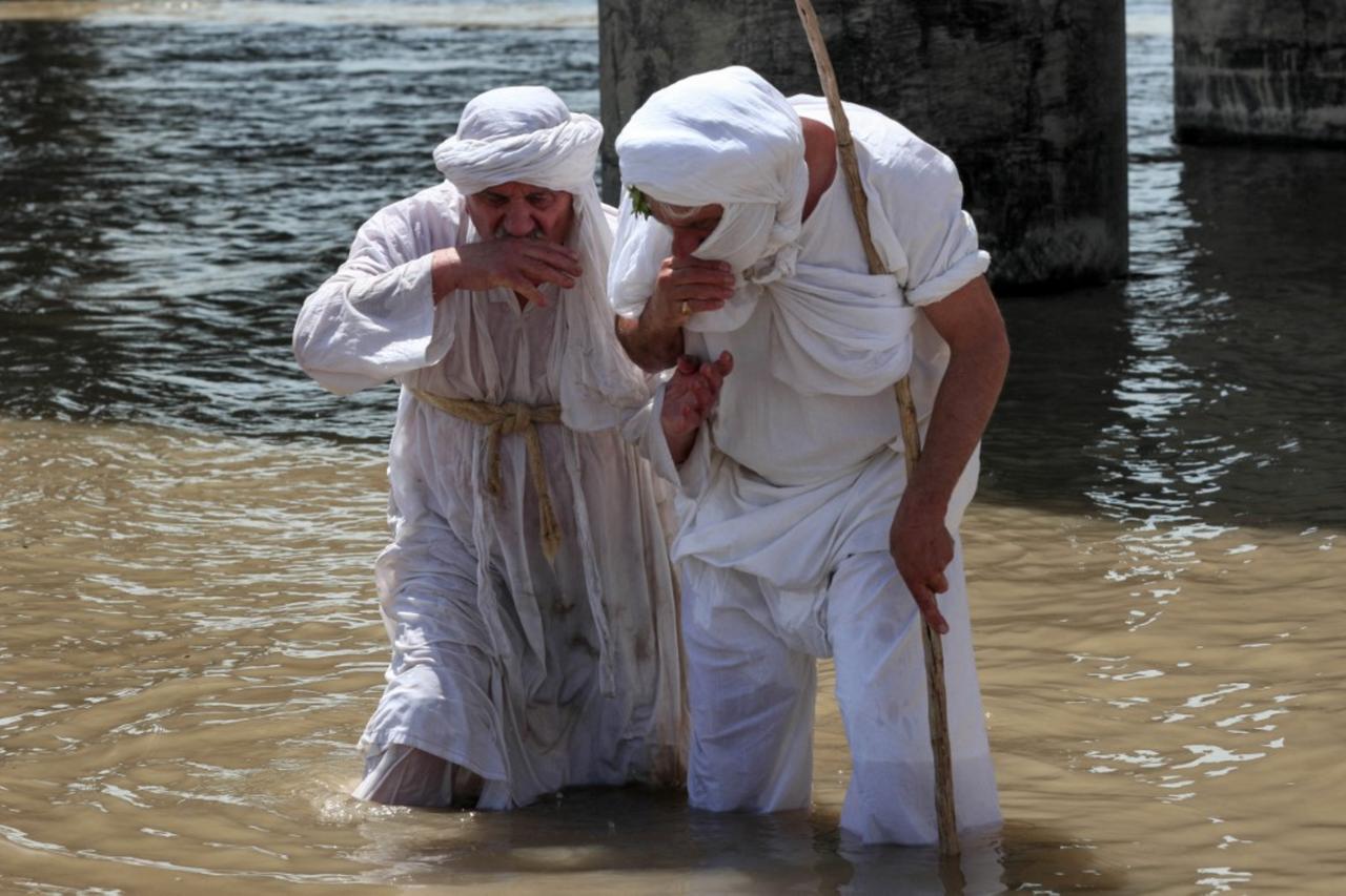 The Mandaeans in Iraq, whose marriage depends on river water levels Image