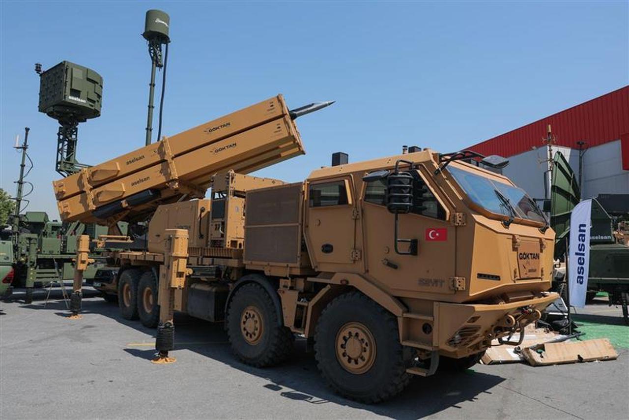 Aselsan's Goktan system displayed at the outdoor exhibition area of the IDEF 2025 in Istanbul, Türkiye on July 2025. (Photo via Aseelsan)