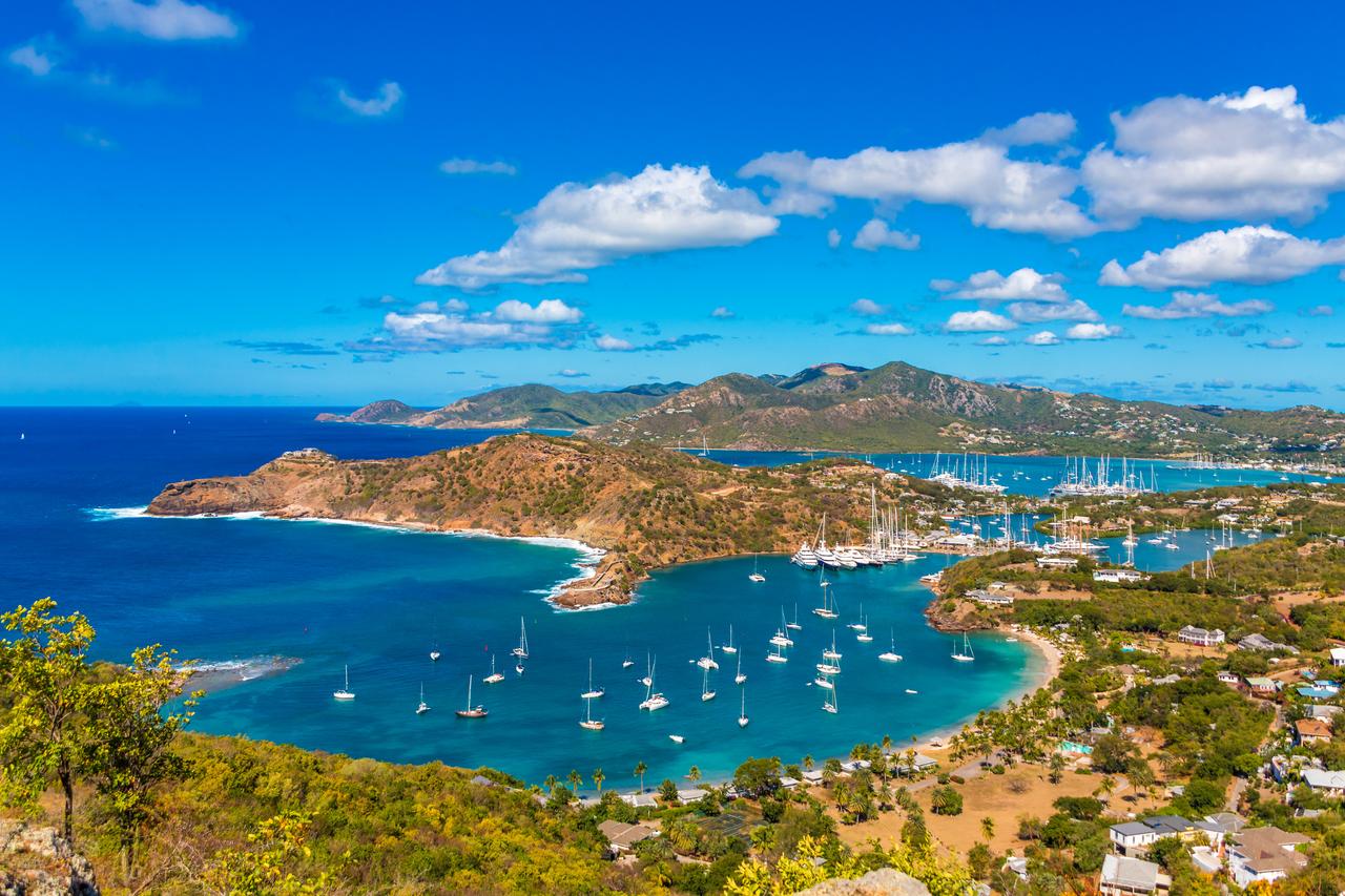An aerial view of the Antigua Yacht Club, Antigua & Barbuda, accessed on July 29, 2025. (Adobe Stock Photo)