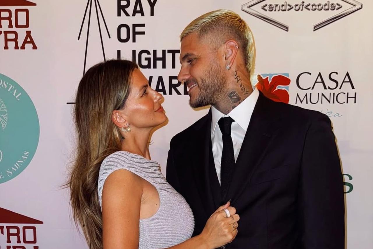 China Suarez attends an awards ceremony accompanied by Mauro Icardi, Ibiza, Spain, June 1, 2025. (Photo via Instagram/@sangrejaponesa)